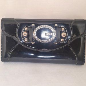 ⚡️Sale - Guess Patten leather Black Wallet